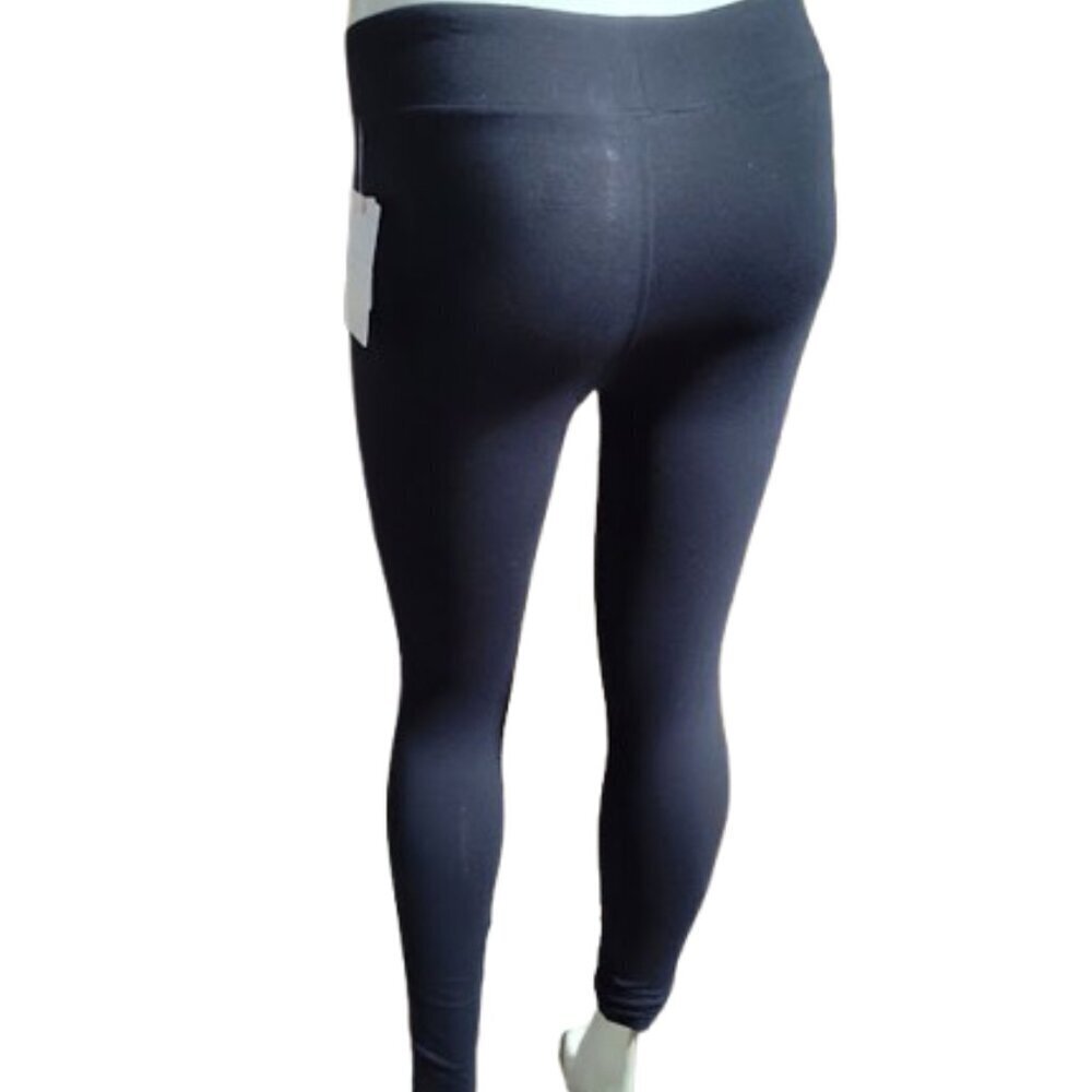 Champion Black Logo Spandex Leggings Size Large - Picture 4 of 10